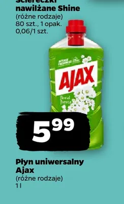 Płyn uniwersalny Ajax promocja w Netto