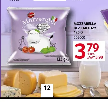 Mozzarella bez laktozy Osana promocja w Selgros