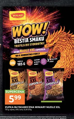 Zupka błyskawiczna Winiary Nudle XXL chilli promocja w Stokrotka