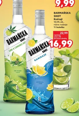Koktajl Barmańska Shot promocja w Kaufland