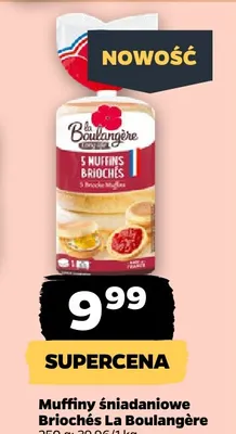 Muffiny śniadaniowe Briochés La Boulangère promocja w Netto