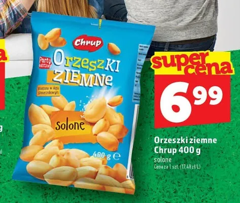 Orzeszki ziemne solone Chrup promocja w TOPAZ