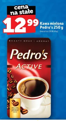 Kawa mielona Pedro's Active promocja w TOPAZ