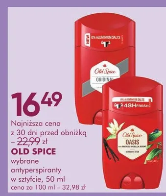 Wybrane antyperspiranty w sztyfcie Oasis promocja w Super-Pharm