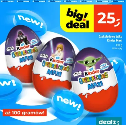 Czekoladowe jajko promocja w Dealz