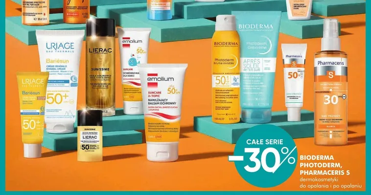 Kosmetyki do opalania i po opalaniu Bioderma Photoderm promocja w Super-Pharm