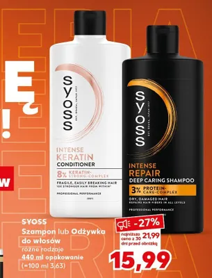 Szampon do włosów Syoss Intense Repair promocja w Kaufland