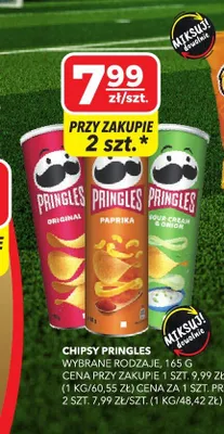 Chipsy PRINGLES Paprika promocja w Top Market