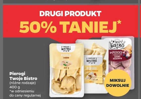 Pierogi z mięsem Twoje Bistro promocja w Netto
