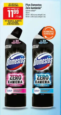 Płyn Domestos Zero Kamienia blue żel do toalet promocja w POLOmarket