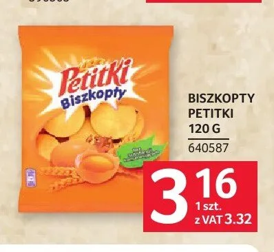 Biszkopty Petitki promocja w Selgros