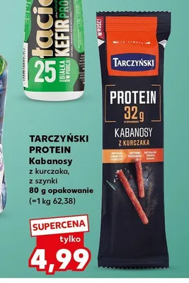 Kabanosy PROTEIN TARCZYŃSKI promocja w Kaufland