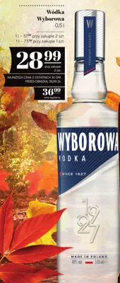 Wódka Wyborowa promocja w POLOmarket