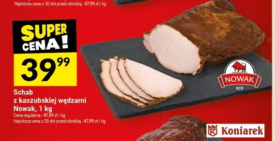 Schab z kaszubskiej wędzarni Nowak promocja w Twój Market