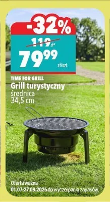 Grill turystyczny Time for Grill promocja w Biedronka Home
