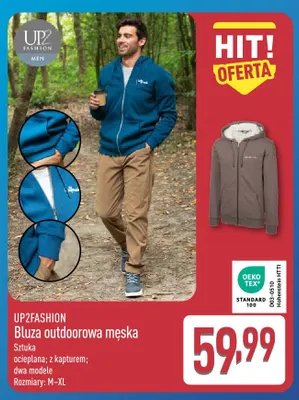 Bluza outdoorowa męska Up2fashion promocja w Aldi