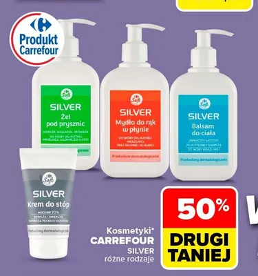 Krem do stóp Silver Carrefour promocja w Carrefour