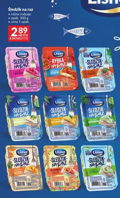 Śledzik na raz w oleju pikantny Lisner promocja w Makro