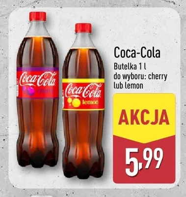 Napój gazowany Coca-Cola Cherry promocja w Aldi