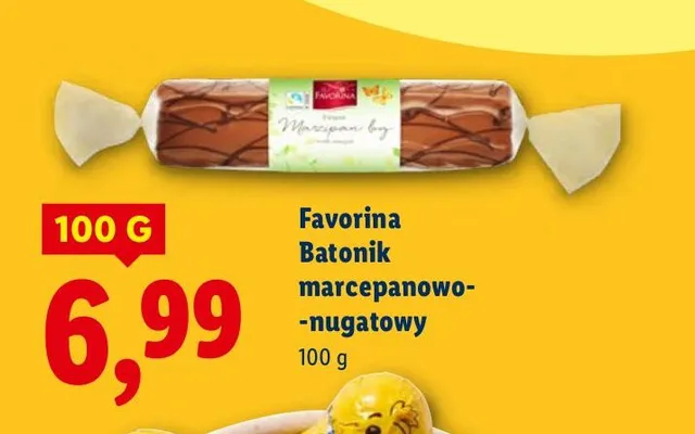 Batonik marcepanowo-nugatowy promocja w Lidl