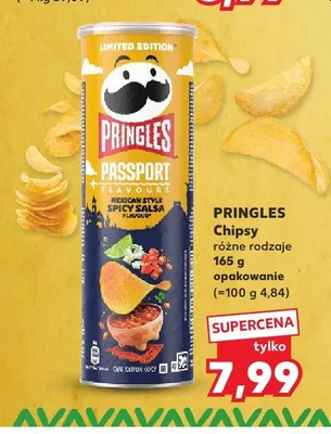 Chipsy Pringles Passport Flavours Mexican Style Spicy Salsa promocja w Kaufland