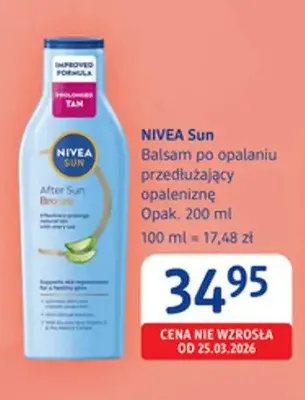 Balsam po opalaniu Nivea Sun przedłużający opaleniznę promocja w Drogerie DM