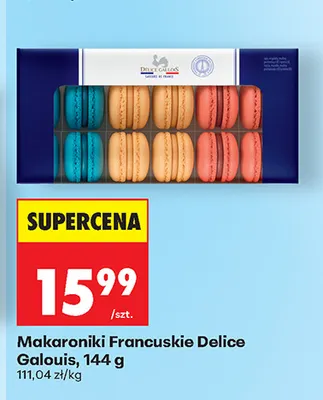 Makaroniki francuskie Delice Galouis promocja w Biedronka