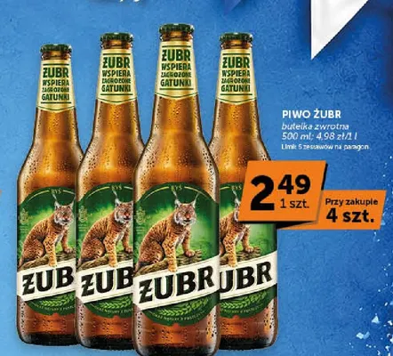 Piwo Żubr promocja w Euro Sklep
