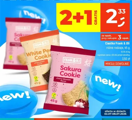 Ciastko Frank & Oli Sakura Cookie promocja w Dealz