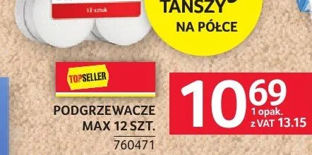 Podgrzewacze Max 12 szt. promocja w Selgros