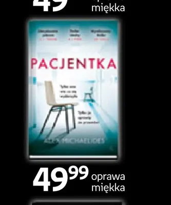 Książka Pacjentka Alex Michaelides promocja w Empik