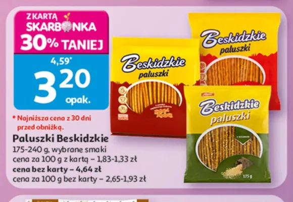 Paluszki Beskidzkie promocja w Auchan