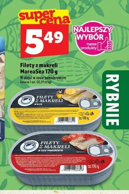 Filety z makreli MareaSea promocja w TOPAZ