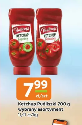 Ketchup Pudliszki łagodny promocja w Gama