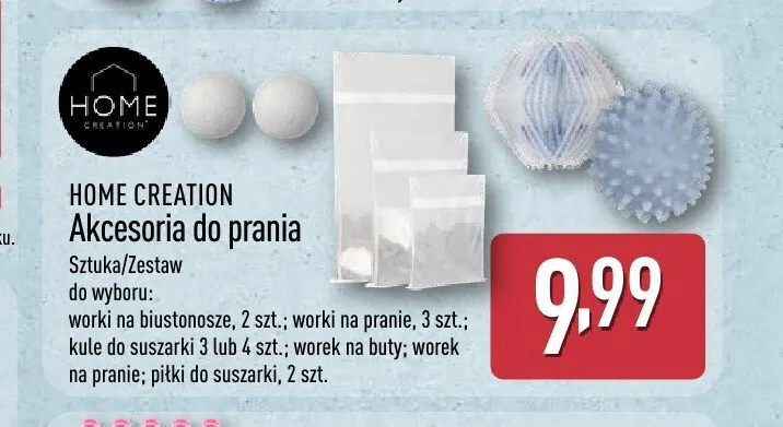 Akcesoria do prania HOME CREATION promocja w Aldi