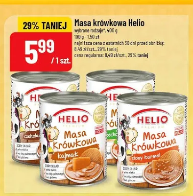 Masa krówkowa Helio promocja w POLOmarket