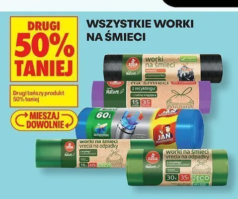 Worki na śmieci promocja w Biedronka