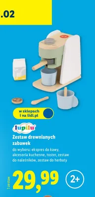 Zestaw drewnianych zabawek promocja w Lidl