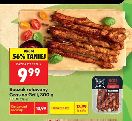 Boczek rolowany Czas na Grill promocja w Biedronka