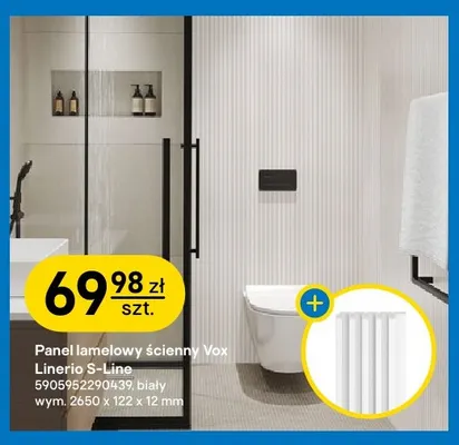 Panel lamelowy ścienny Vox Linerio S-Line promocja w Castorama