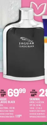 Woda toaletowa Jaguar Classic Black promocja w Drogerie Natura