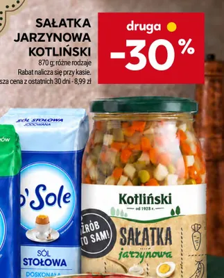 Sałatka jarzynowa Kotliński promocja w Stokrotka