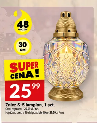 Znicz S-5 lampion promocja w Twój Market