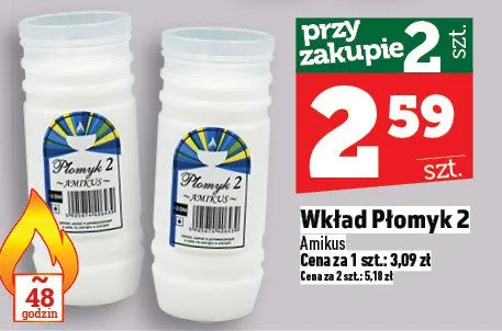 Wkład Płomyk 2 promocja w TOPAZ