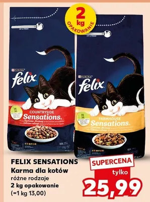 Karma dla kotów różne rodzaje promocja w Kaufland