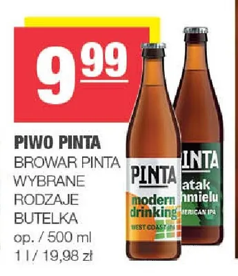 Piwo Pinta Atak Chmielu promocja w SPAR