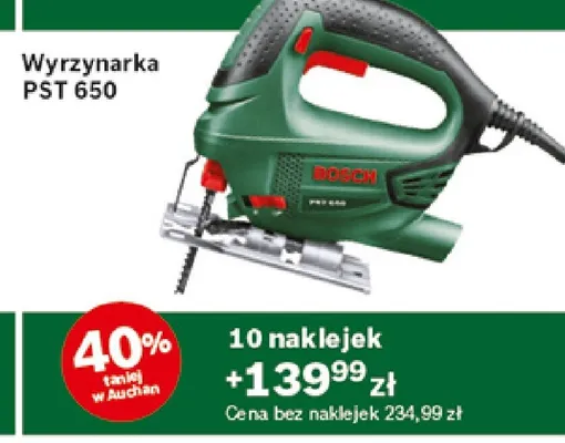 Wyrzynarka PST 650 promocja w Auchan