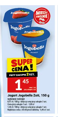 Jogurt Jogobella Zott promocja w Twój Market