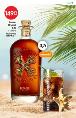 Rum Bumbu Original promocja w Żabka