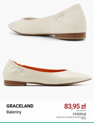 Baleriny damskie Graceland promocja w Deichmann